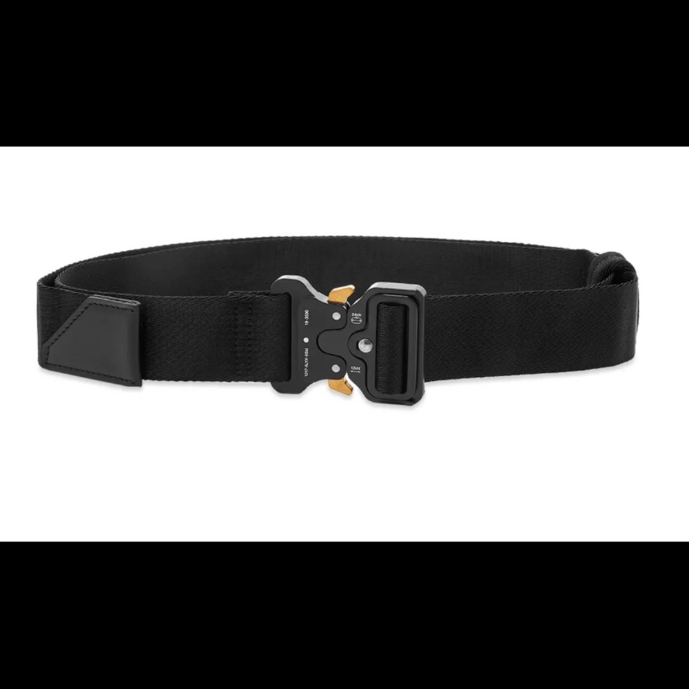 1017 ALYX 9SM ROLLERCOASTER BELT
BLACK